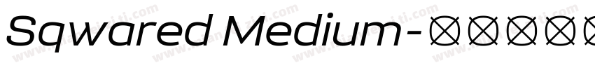 Sqwared Medium字体转换